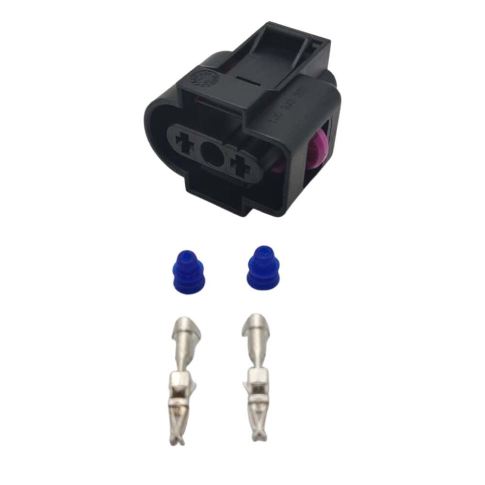 1J0973202 2 Pin Plug Connector 1J0 973 202 for VW Washer Bottle Sensor