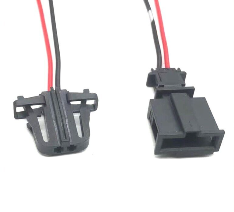 For AUDI VW Skoda 2 Pin Connector Plug Set Male & Female 3B0972712 1J0971972