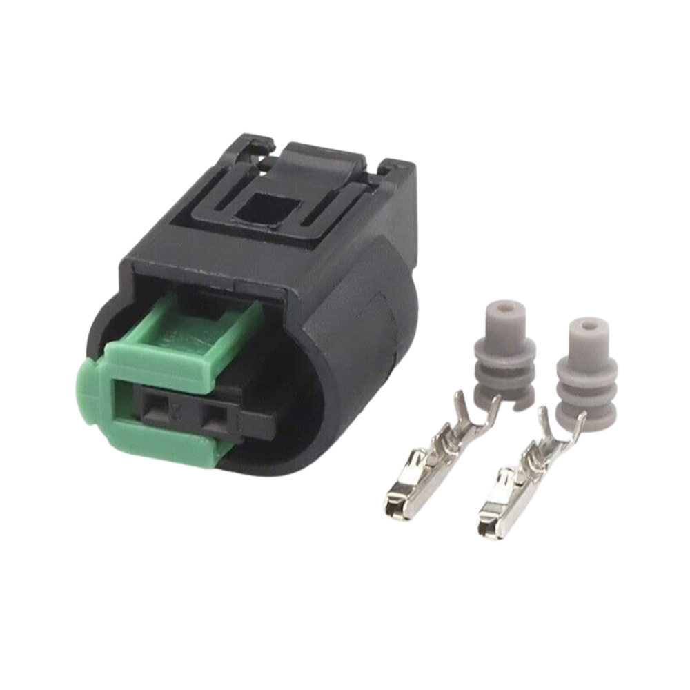 2 Pin Connector For VW BMW E46 E39 X3 X5 E38 Air Temp Sensor Plug 8E0973202