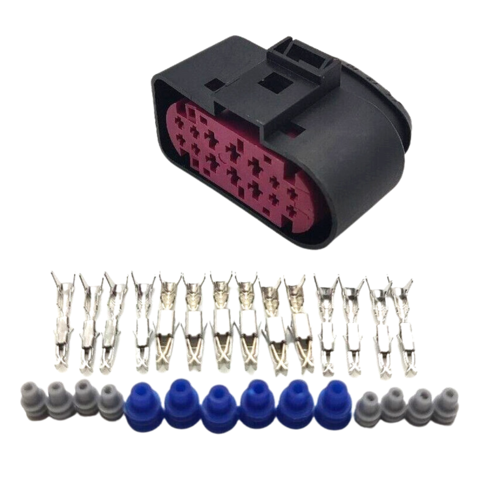 For Audi VW Skoda Seat Xenon Headlight 14pin Plug Connector 1J0973737