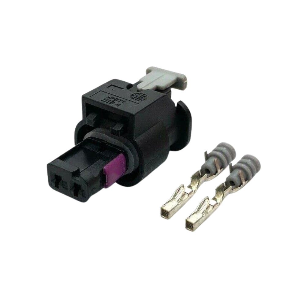 2 Pin Connector Plug Fits Audi VW Seat Skoda Fog Lights Fuel Pump 4F0973702