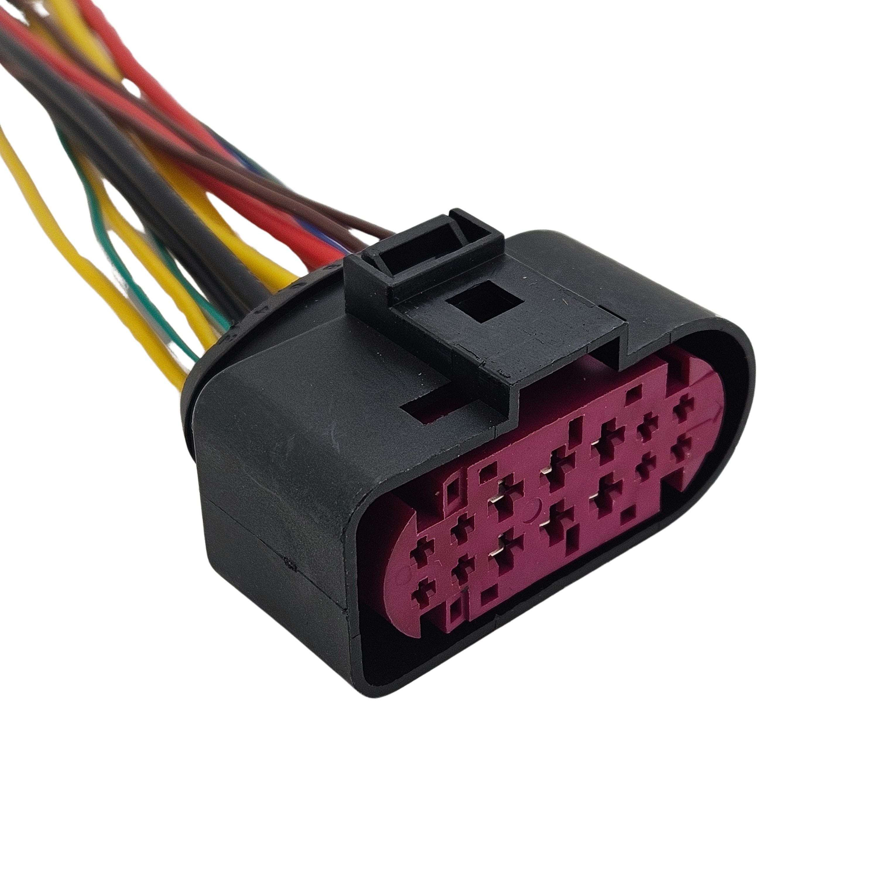 Headlight Xenon Lamp Plug Connector 14 Pin 1J0973737 Compatible with VW Audi Skoda Seat
