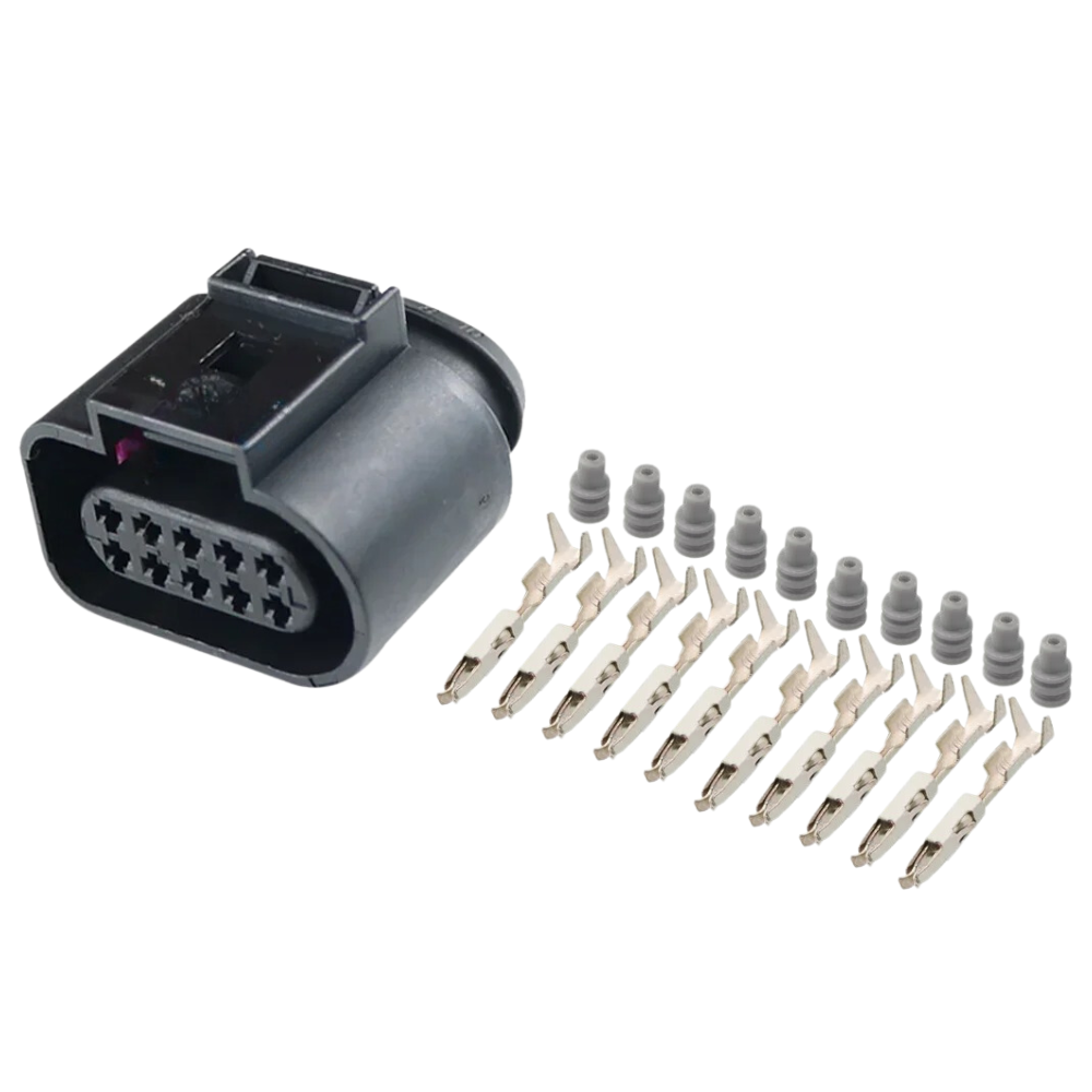 10 Pin Sealed Female JPT Connector Kit for VW AUDI VAG - 1J0973715 - 1J0 973 715