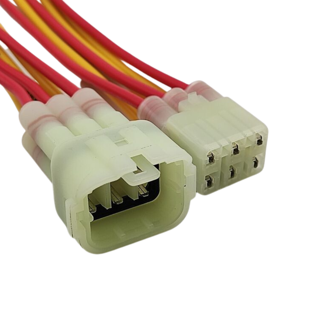 Pre-Wired 6 Pin Connector Set For Sumitomo HM 090 MT Fits Suzuki, Yamaha & Honda