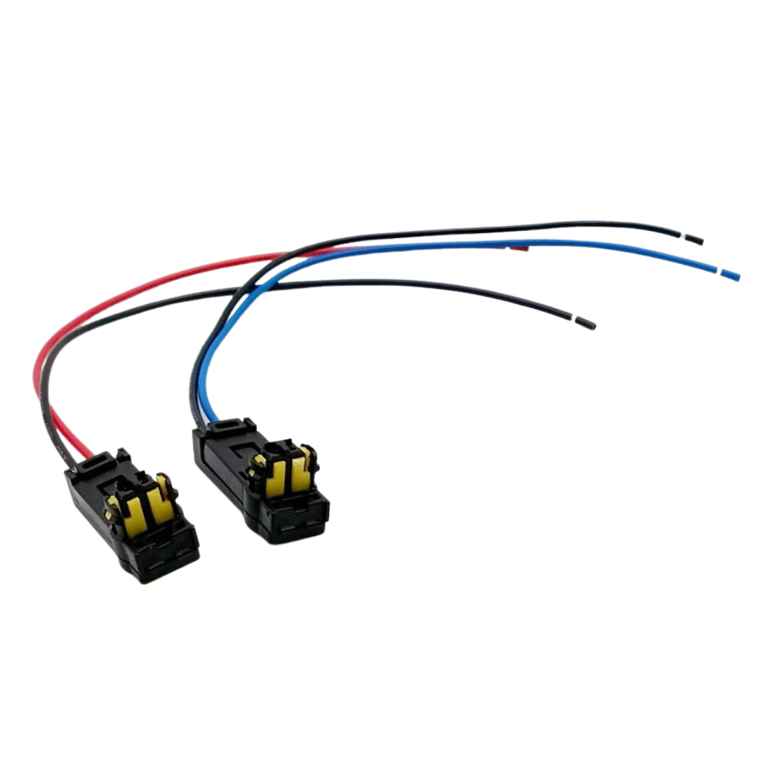 1 Pair 2 Pin Air Bag Connector Plugs with Wires for Clock Spring